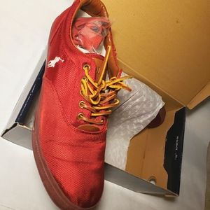 Polo Ralph Lauren Red Vaughn Nylon Sneakers for men